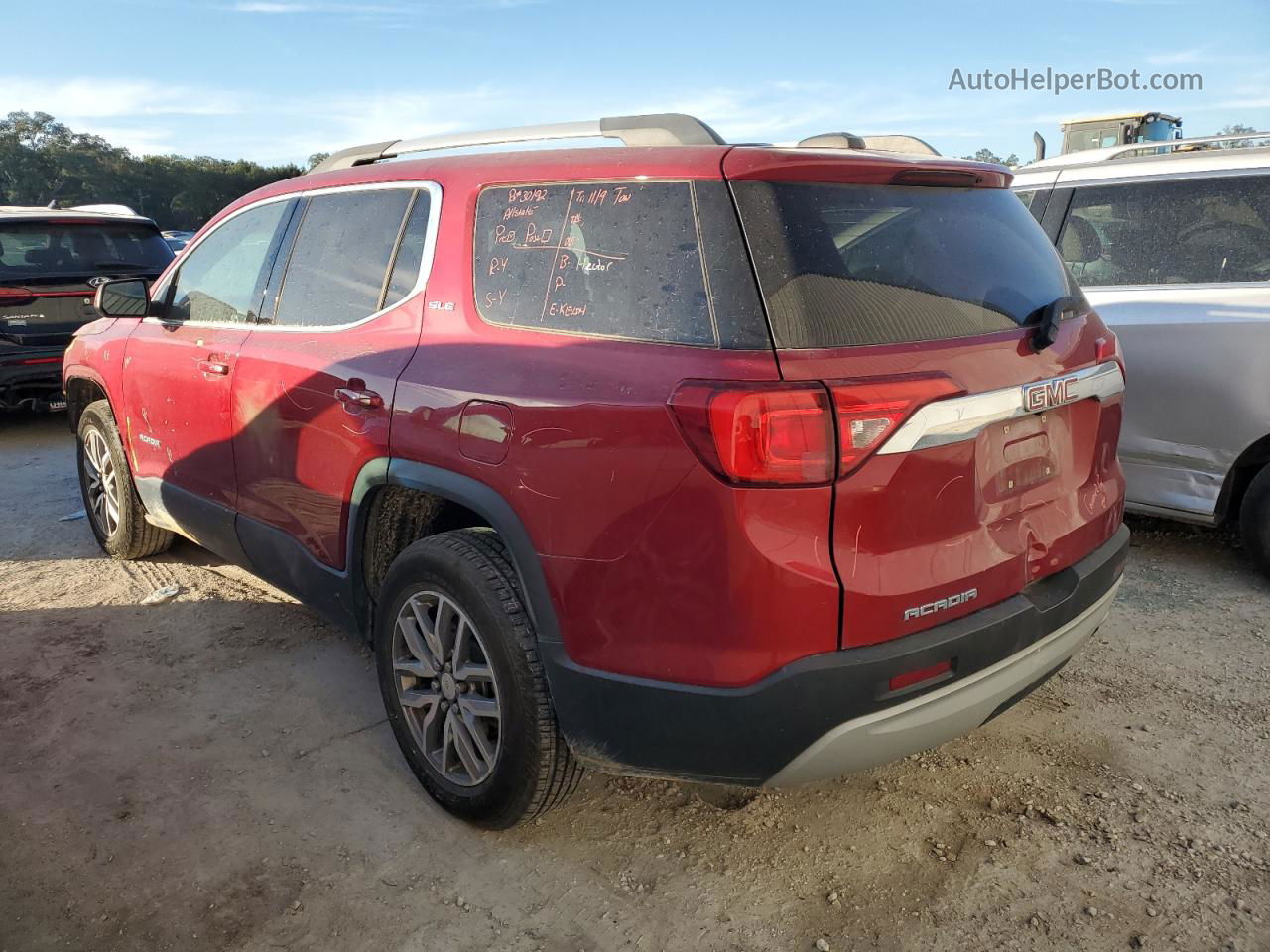 2019 Gmc Acadia Sle Красный vin: 1GKKNLLA6KZ269333