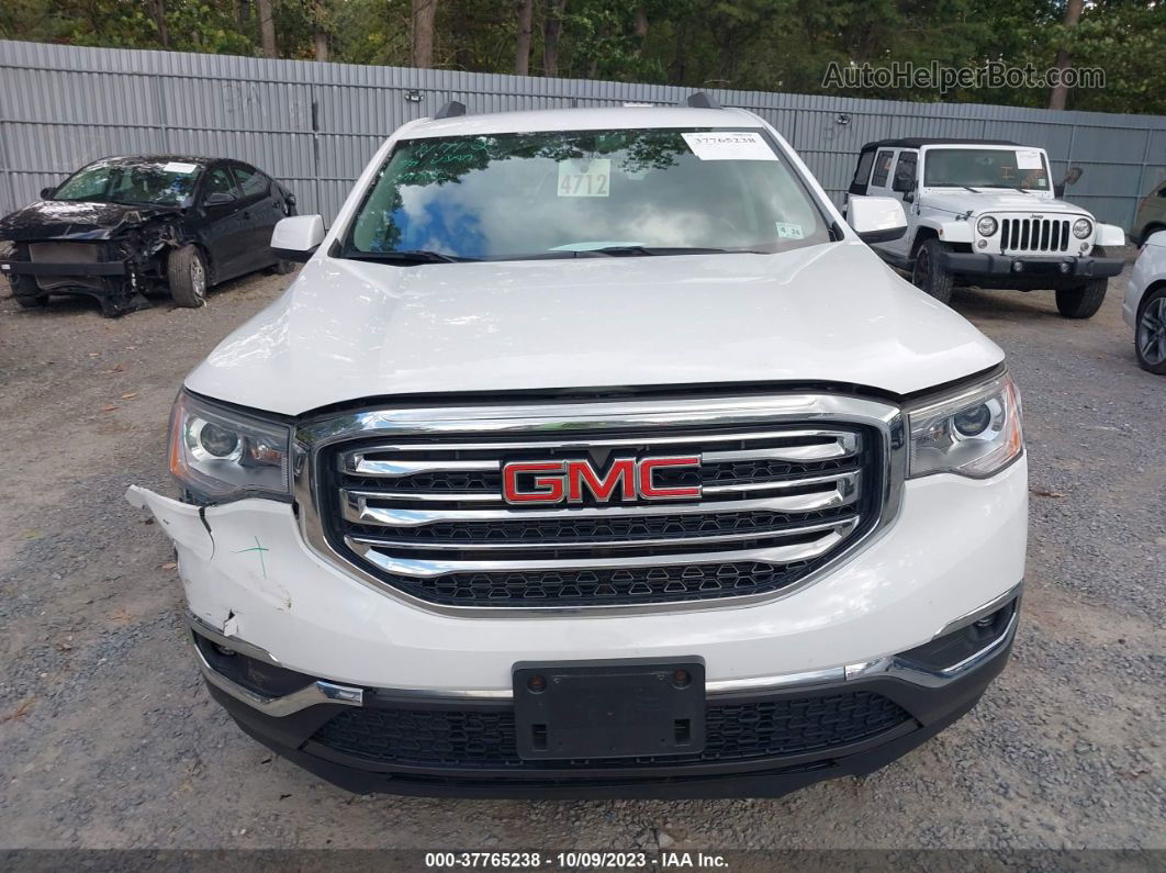 2019 Gmc Acadia Sle-2 White vin: 1GKKNLLS1KZ217116