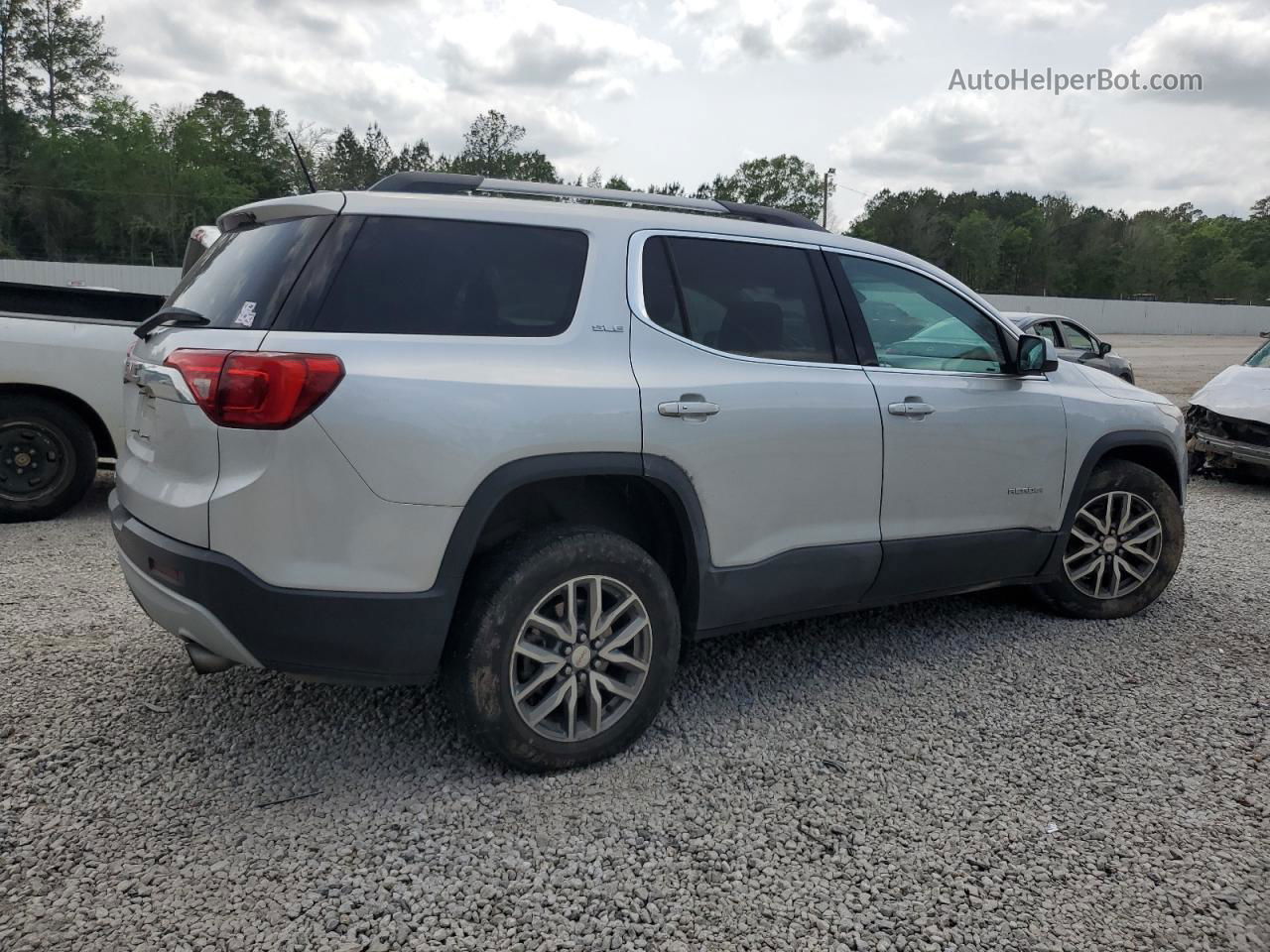 2019 Gmc Acadia Sle Silver vin: 1GKKNLLS3KZ124095