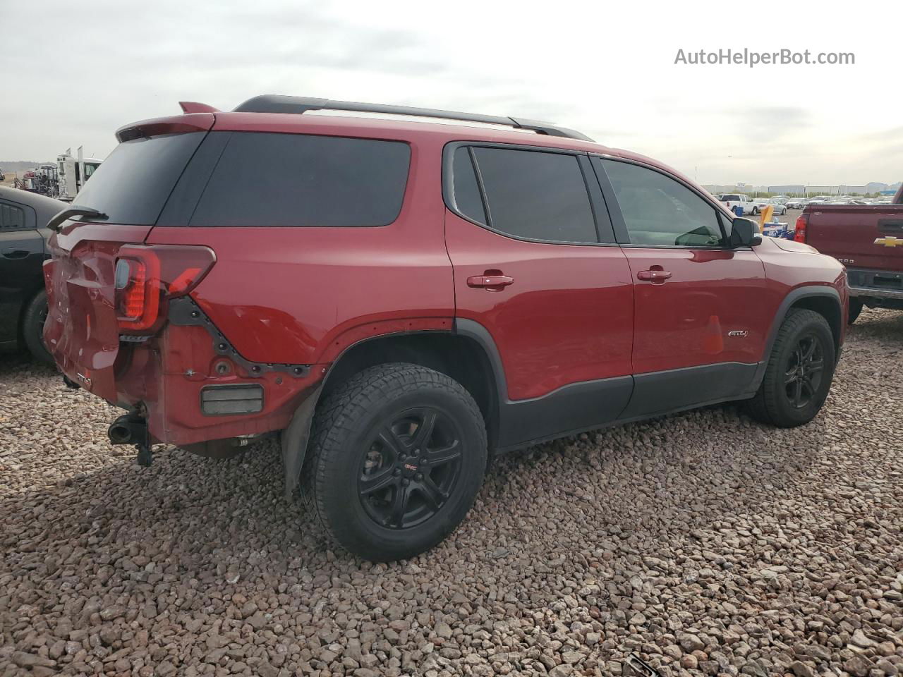 2020 Gmc Acadia At4 Красный vin: 1GKKNLLS3LZ116452