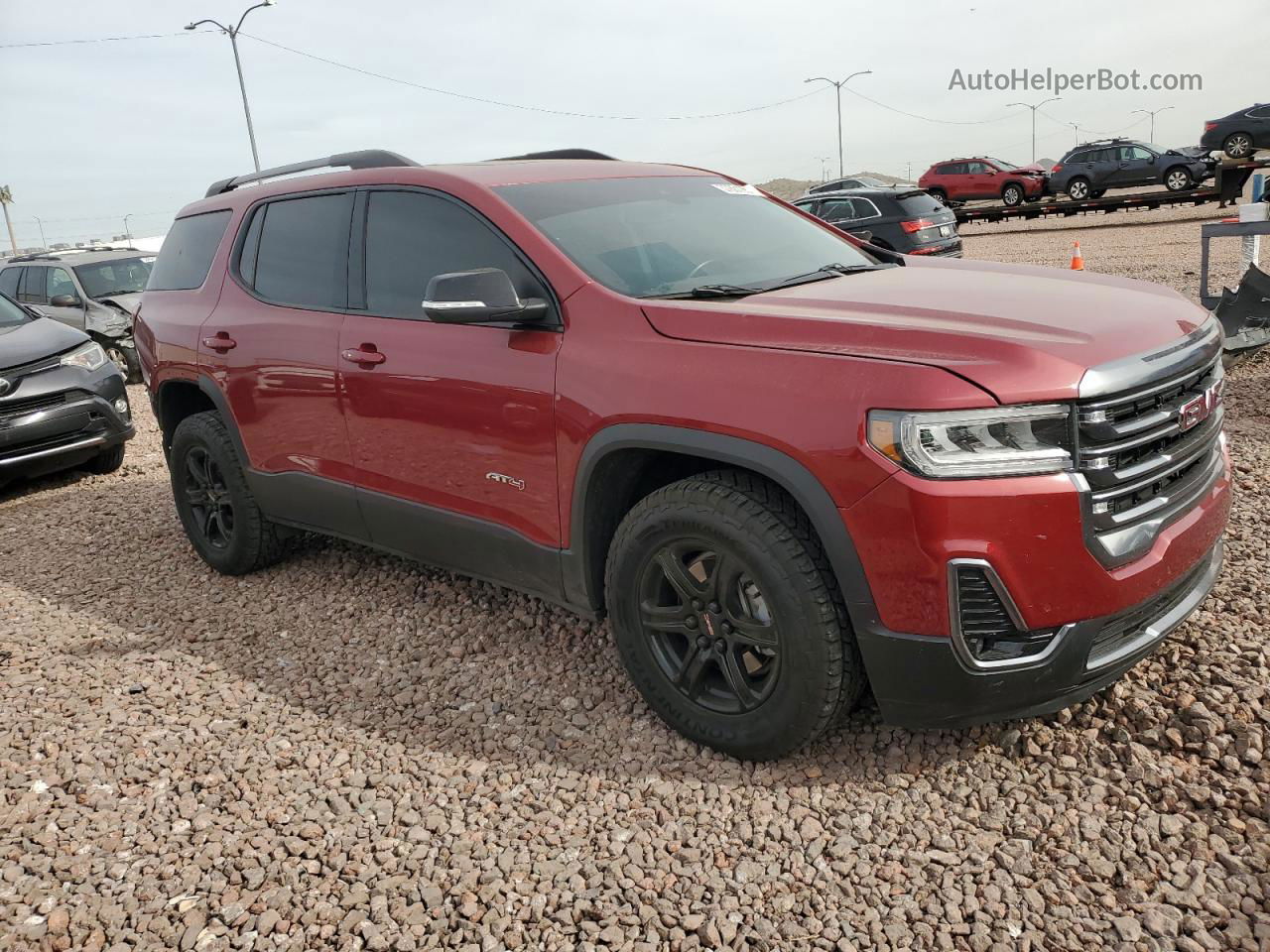 2020 Gmc Acadia At4 Красный vin: 1GKKNLLS3LZ116452