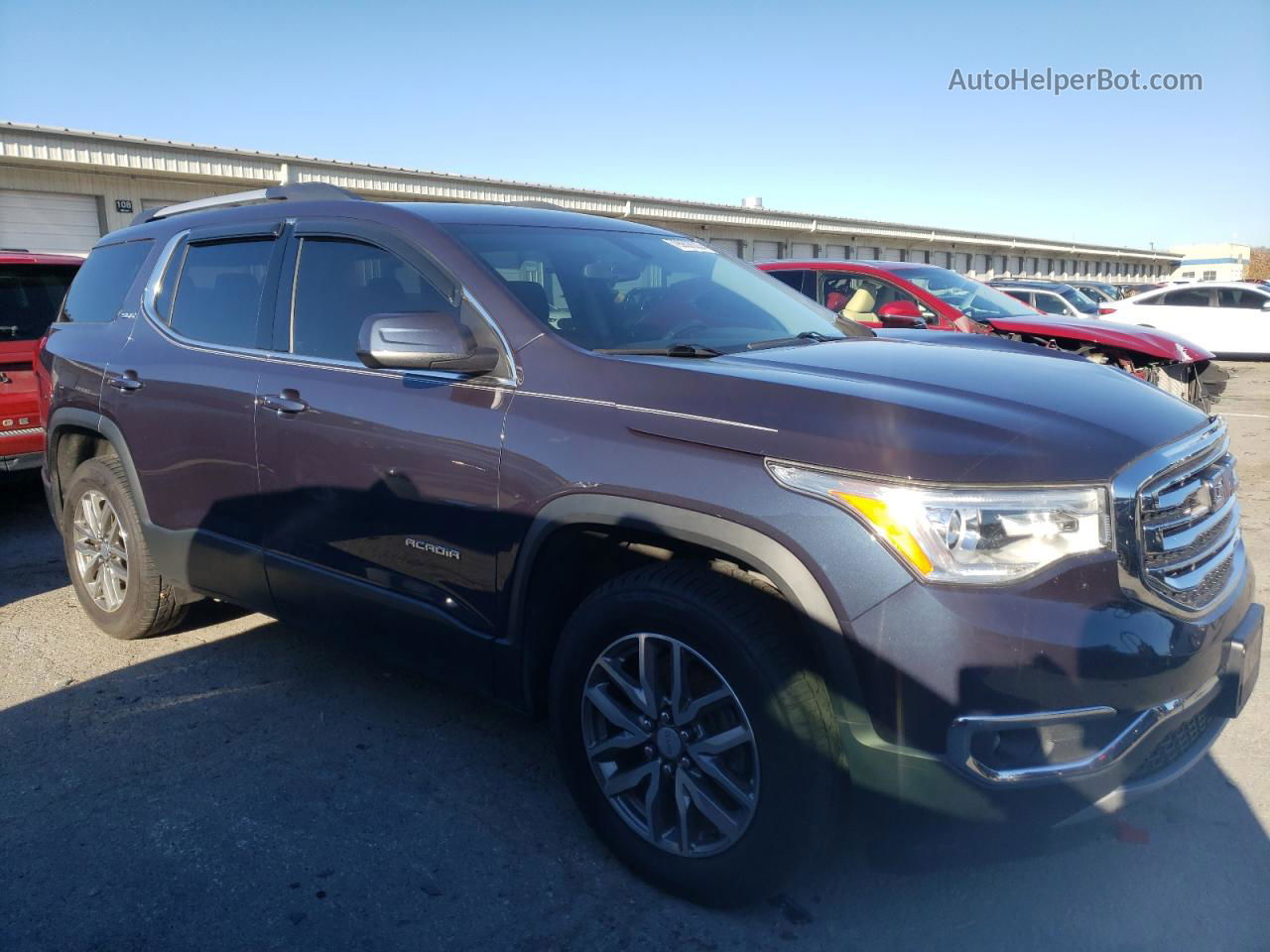 2019 Gmc Acadia Sle Blue vin: 1GKKNLLS4KZ132402