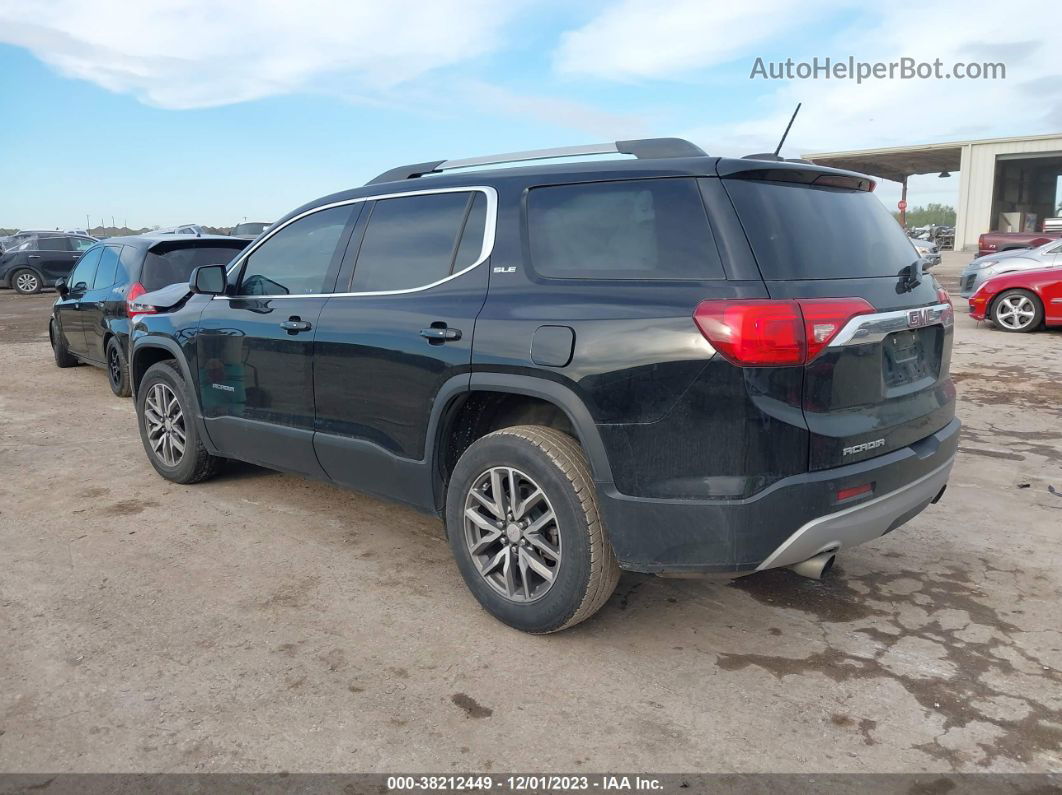 2019 Gmc Acadia Sle-2 Black vin: 1GKKNLLS6KZ164946