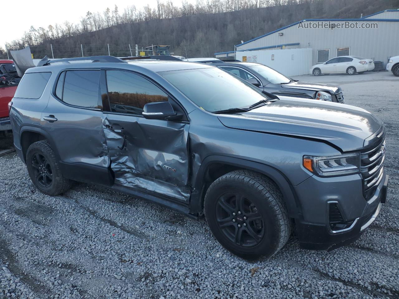 2020 Gmc Acadia At4 Blue vin: 1GKKNLLS8LZ156364