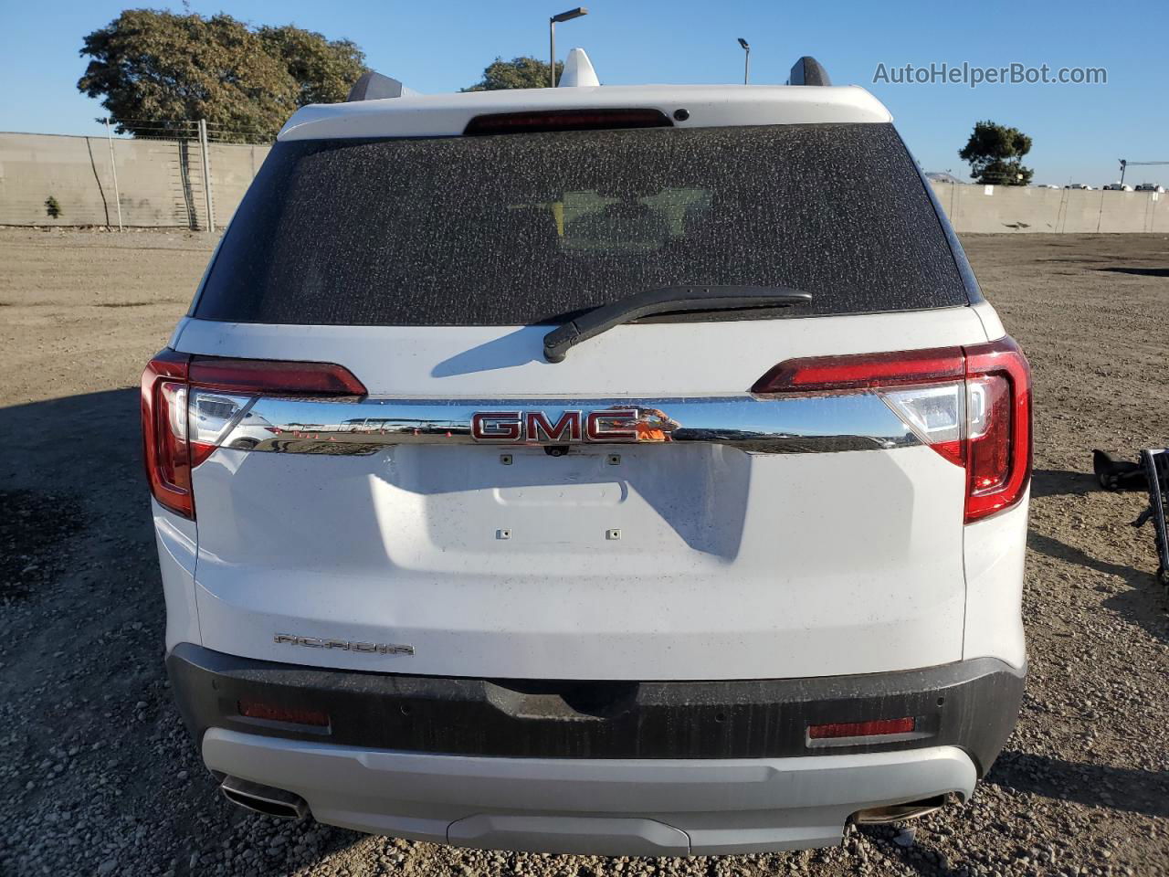 2020 Gmc Acadia Slt White vin: 1GKKNML46LZ192013