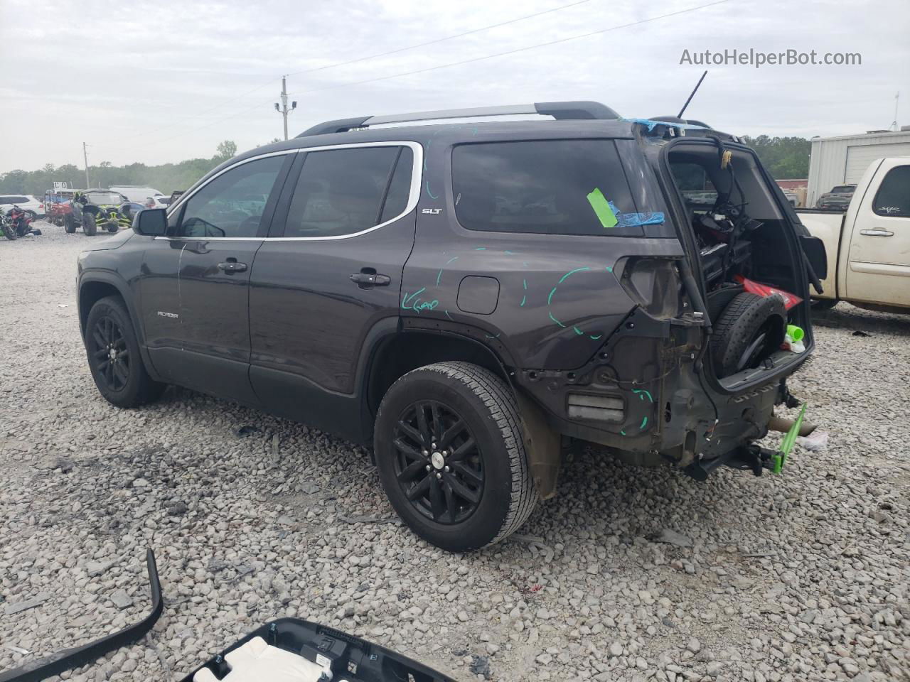 2019 Gmc Acadia Slt-1 Серый vin: 1GKKNMLA8KZ102641