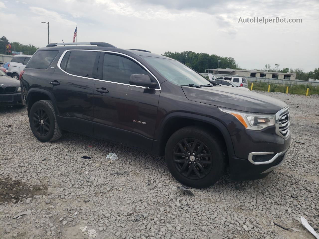 2019 Gmc Acadia Slt-1 Gray vin: 1GKKNMLA8KZ102641