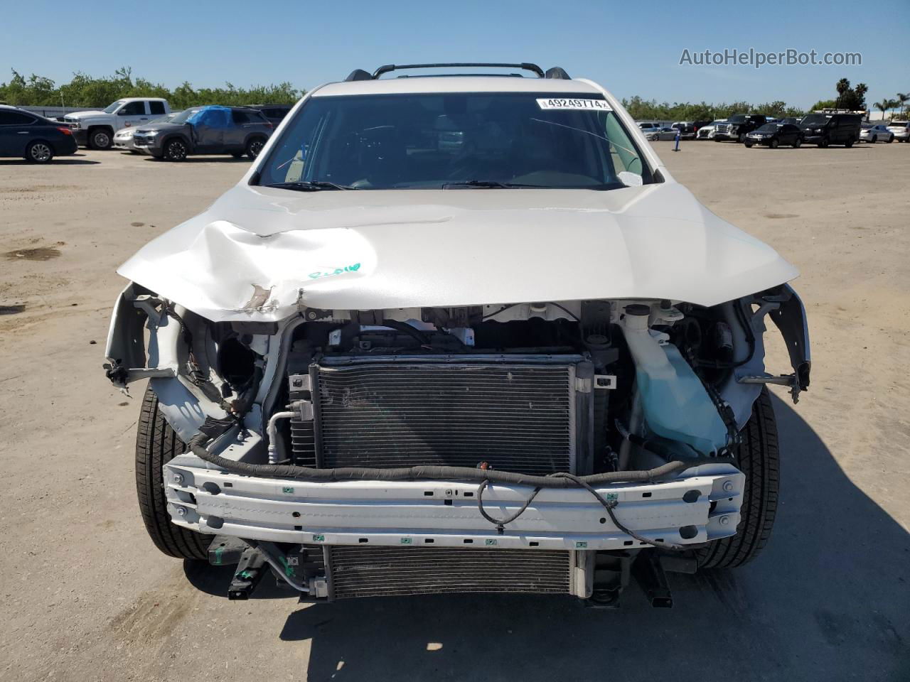 2019 Gmc Acadia Slt-1 White vin: 1GKKNMLAXKZ114211