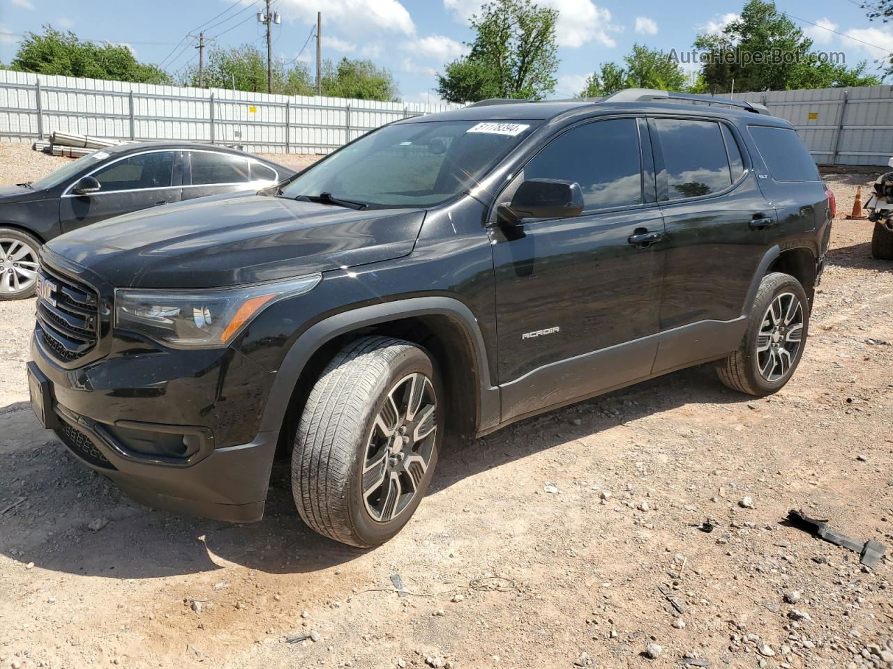 2019 Gmc Acadia Slt-1 Black vin: 1GKKNMLS1KZ226663