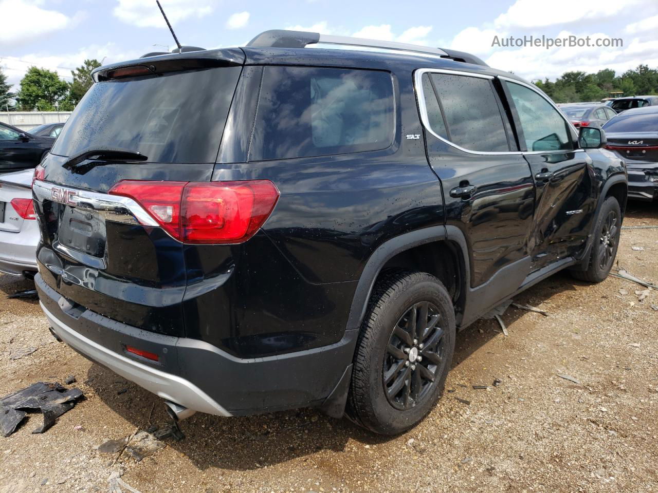 2019 Gmc Acadia Slt-1 Черный vin: 1GKKNMLS1KZ258027