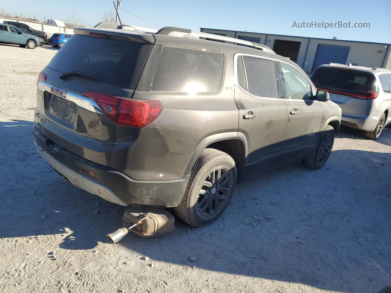 2019 Gmc Acadia Slt-1 Gray vin: 1GKKNMLS3KZ145356