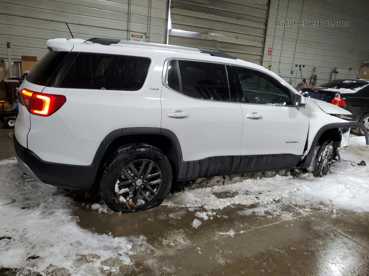 2019 Gmc Acadia Slt-1 White vin: 1GKKNMLS4KZ269457