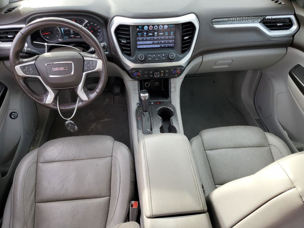 2019 Gmc Acadia Slt-1 White vin: 1GKKNMLS6KZ181574