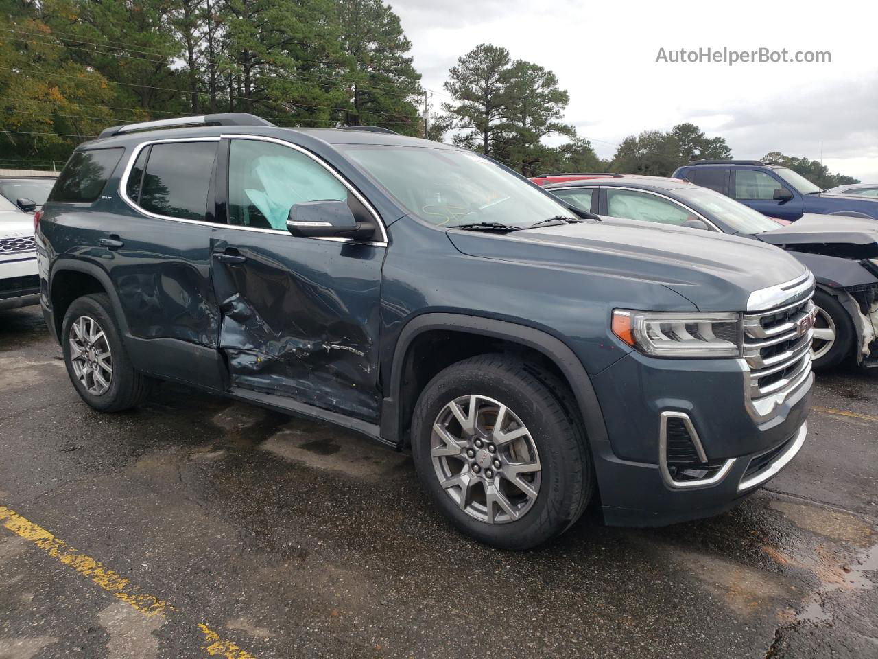 2020 Gmc Acadia Slt Серый vin: 1GKKNMLS6LZ144865