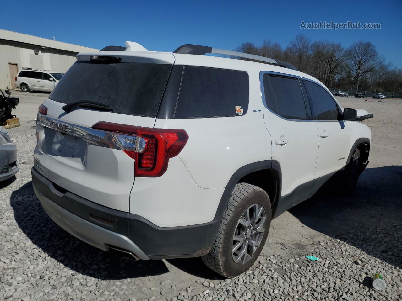 2020 Gmc Acadia Slt White vin: 1GKKNMLS6LZ239863