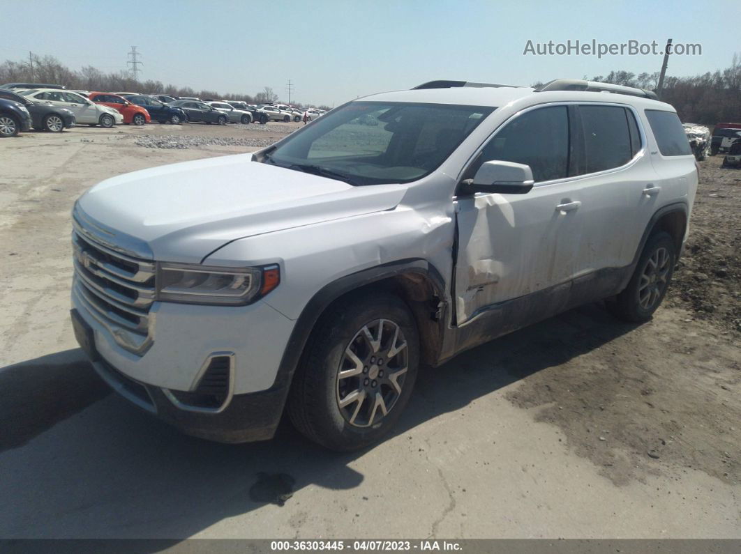 2020 Gmc Acadia Slt White vin: 1GKKNMLS8LZ177236