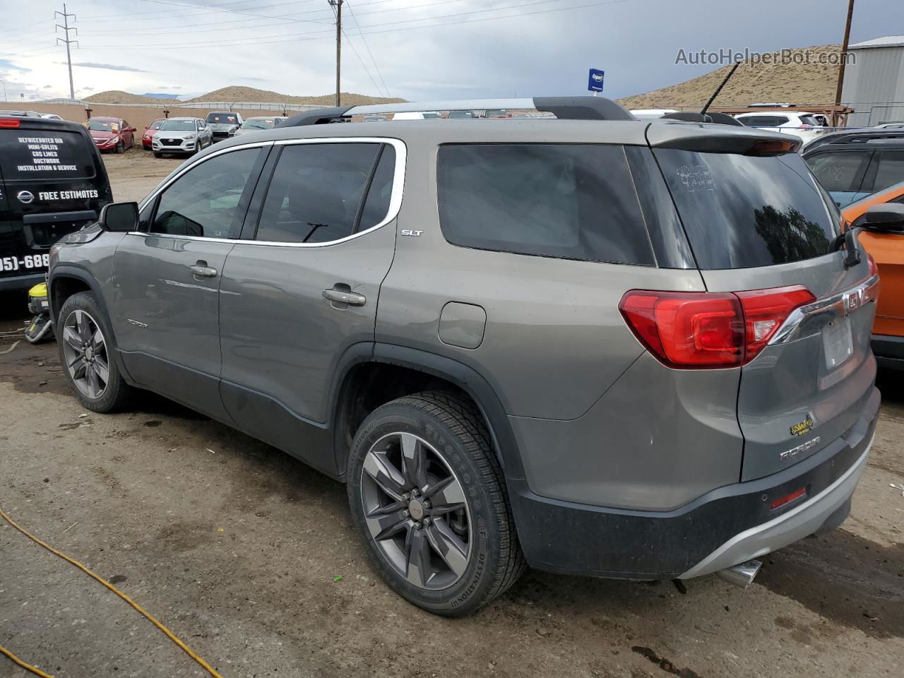 2019 Gmc Acadia Slt-2 Silver vin: 1GKKNNLS7KZ221991