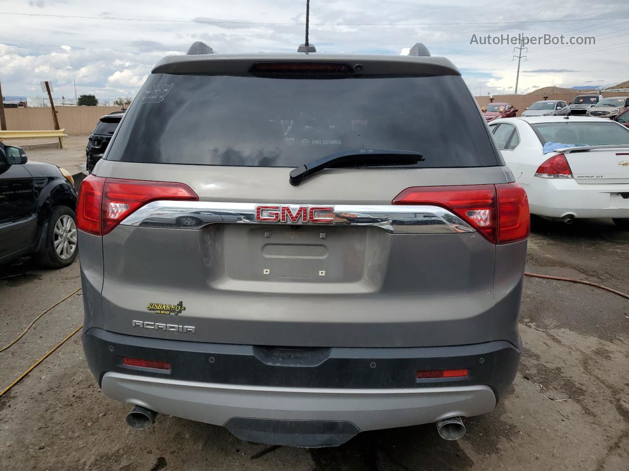 2019 Gmc Acadia Slt-2 Silver vin: 1GKKNNLS7KZ221991