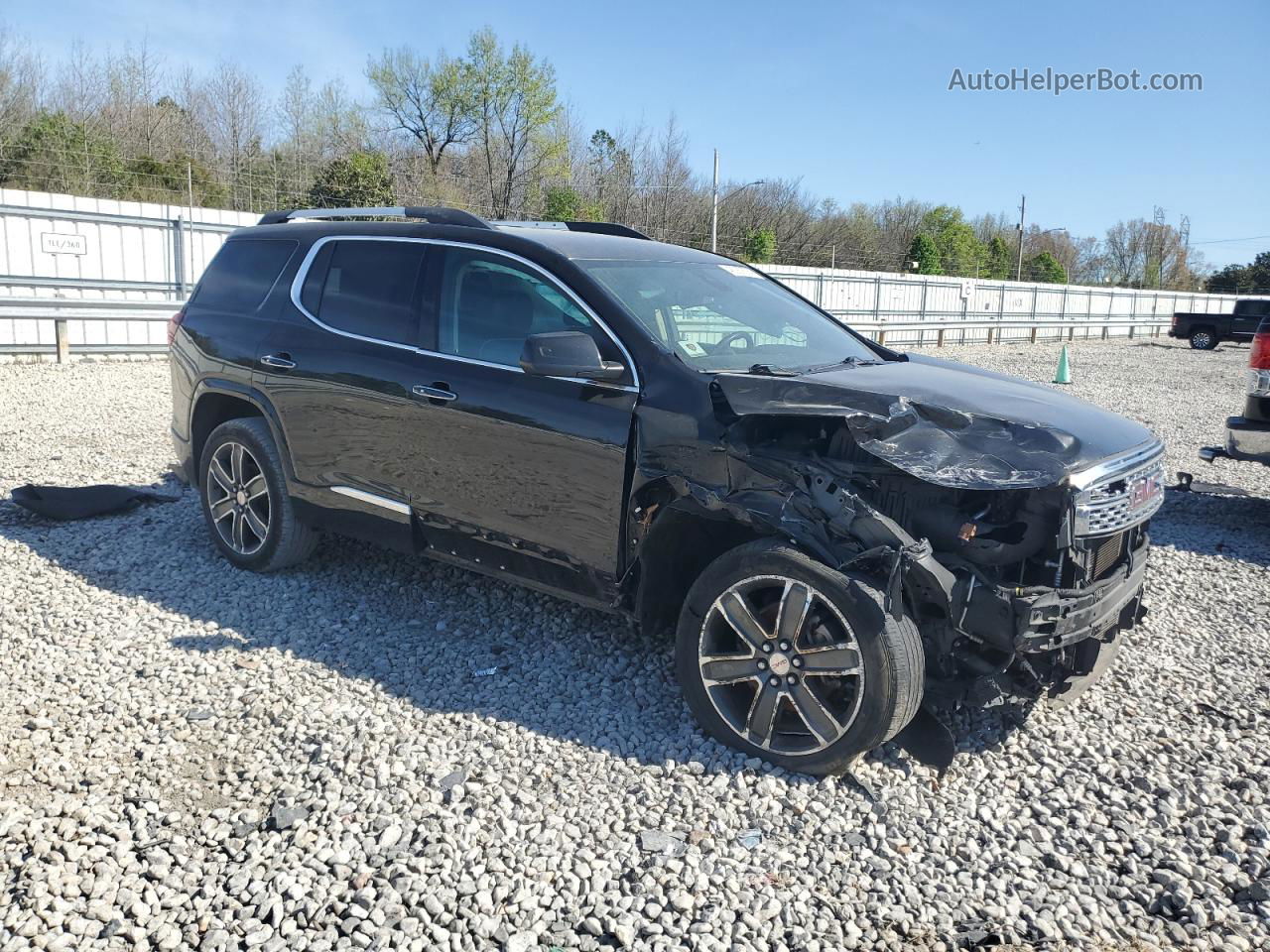 2019 Gmc Acadia Denali Black vin: 1GKKNPLS5KZ187531