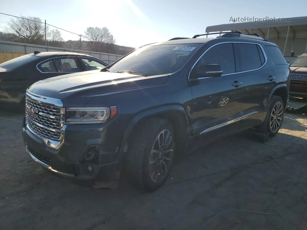 2020 Gmc Acadia Denali Blue vin: 1GKKNPLS7LZ188908