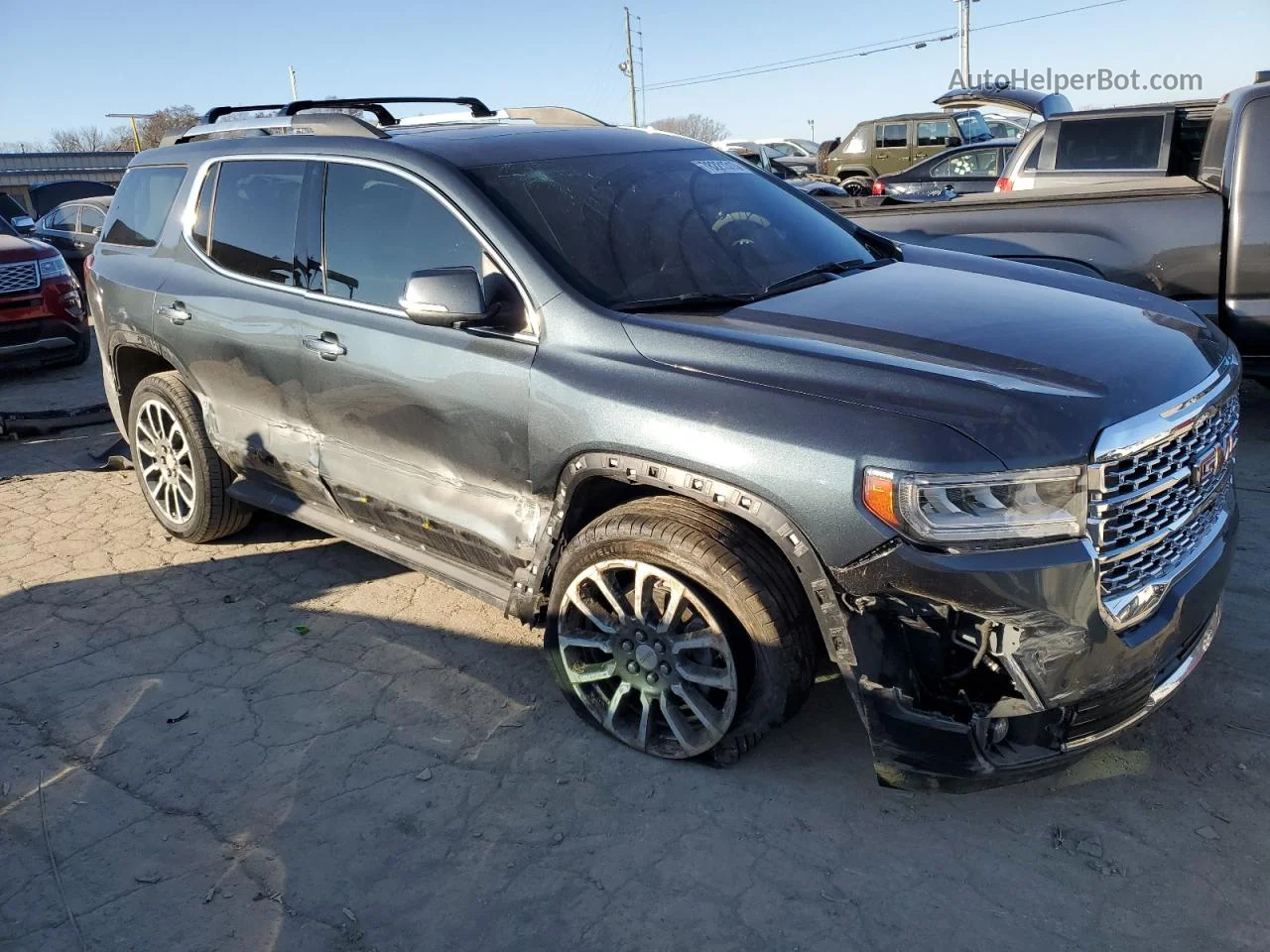 2020 Gmc Acadia Denali Синий vin: 1GKKNPLS7LZ188908