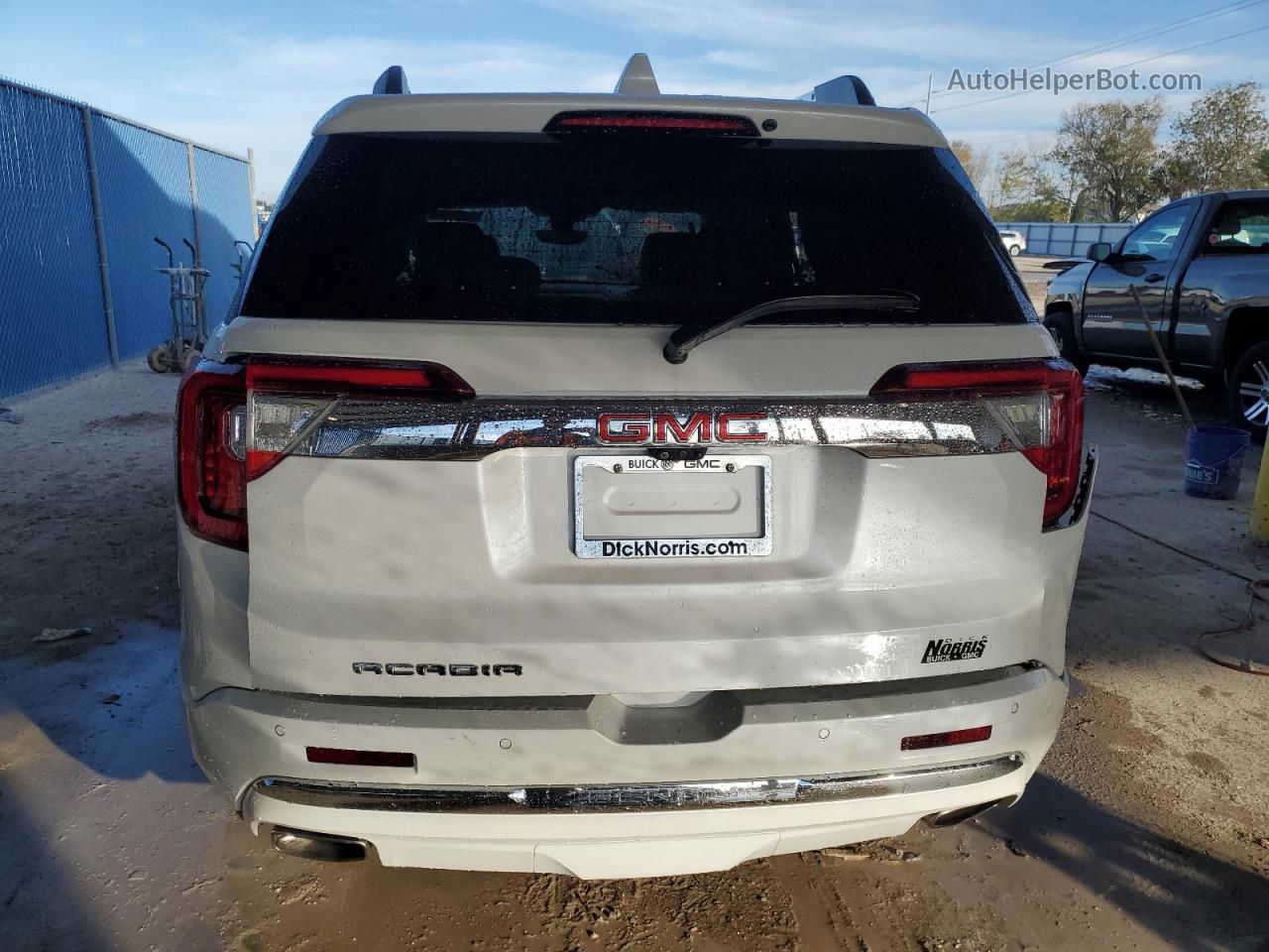 2020 Gmc Acadia Denali White vin: 1GKKNPLS7LZ209787