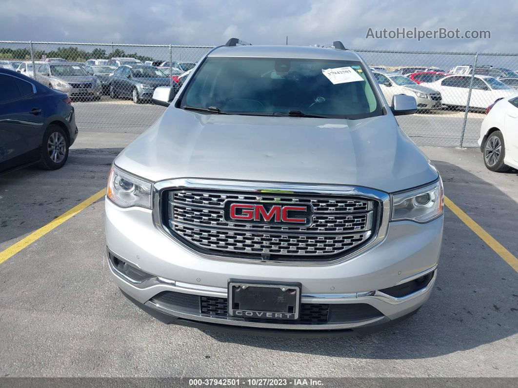 2019 Gmc Acadia Denali Silver vin: 1GKKNPLS8KZ112032