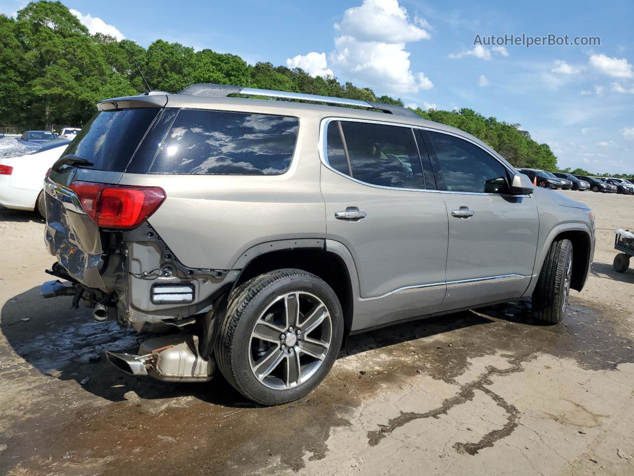 2019 Gmc Acadia Denali Серый vin: 1GKKNPLS9KZ146383