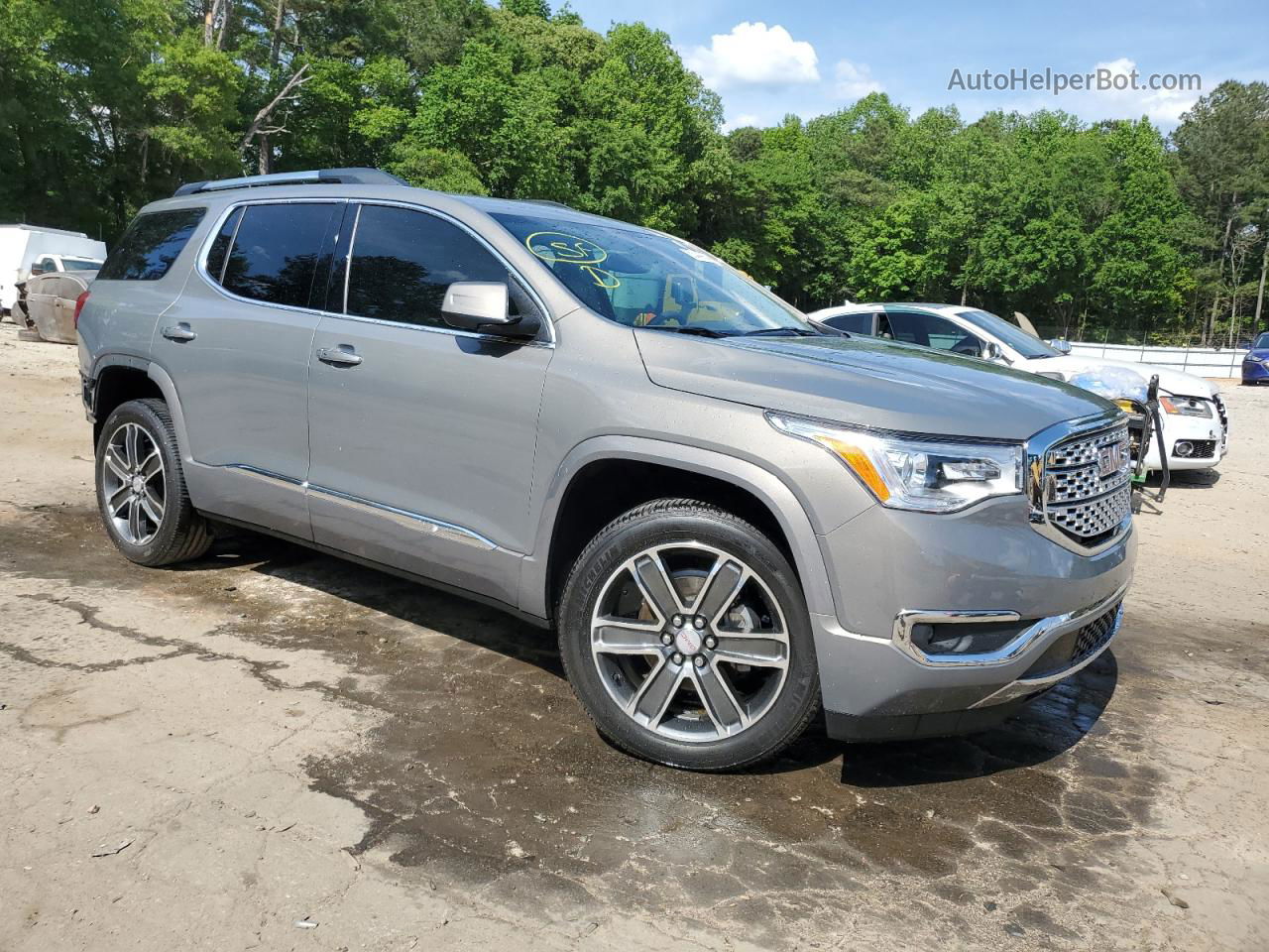 2019 Gmc Acadia Denali Серый vin: 1GKKNPLS9KZ146383