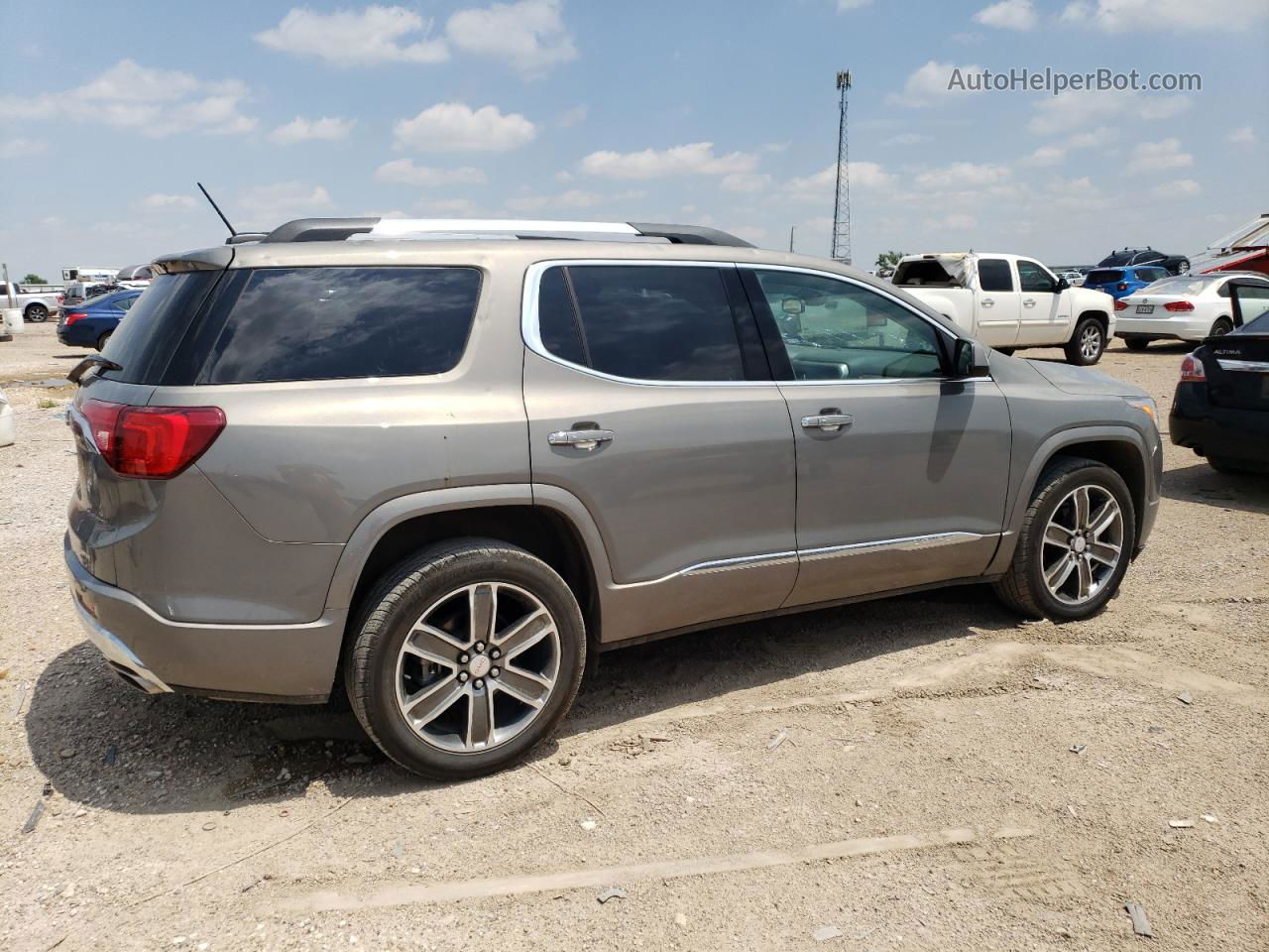 2019 Gmc Acadia Denali Серый vin: 1GKKNPLSXKZ232009