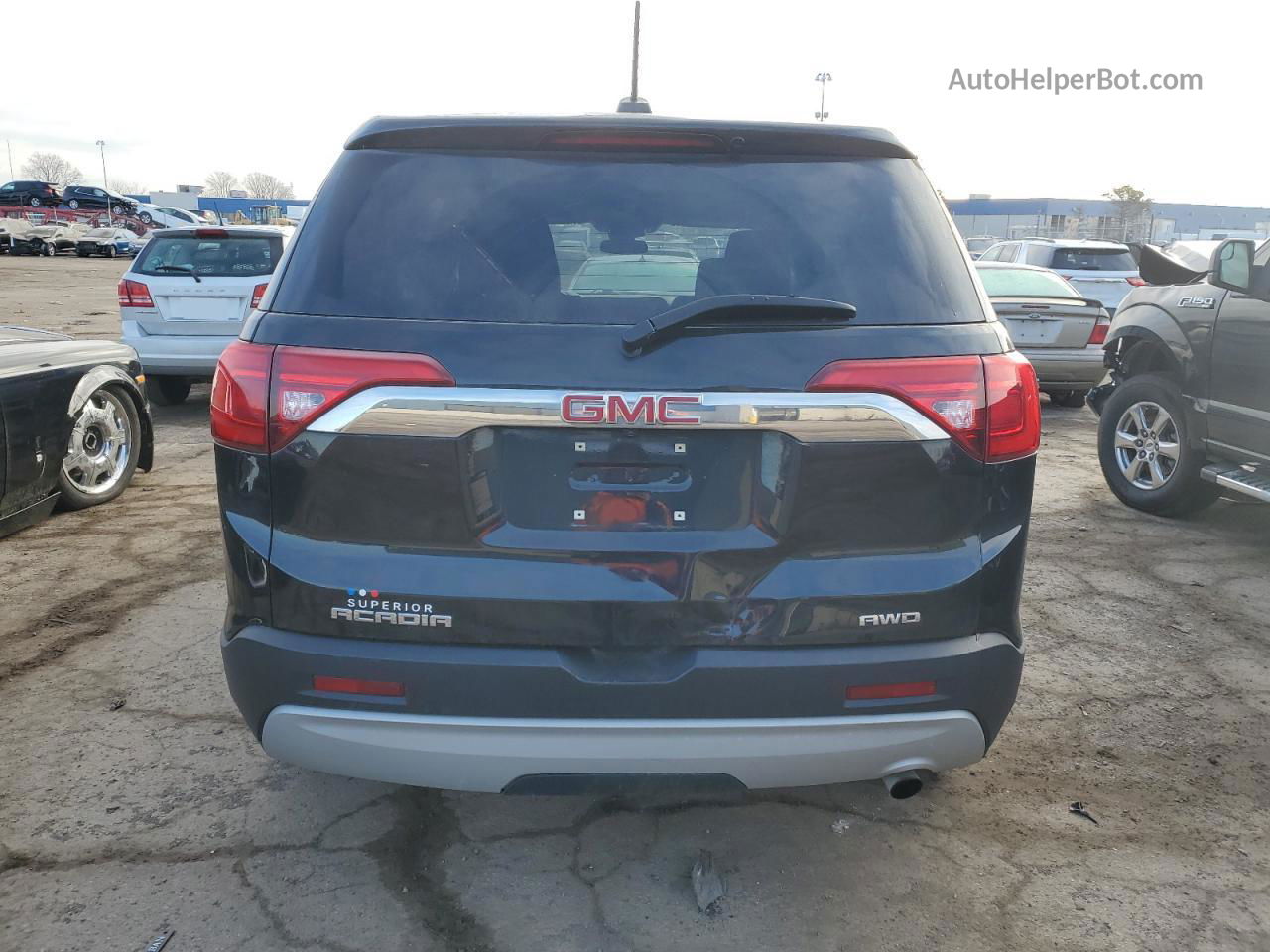 2019 Gmc Acadia Sle Black vin: 1GKKNRLA5KZ283209