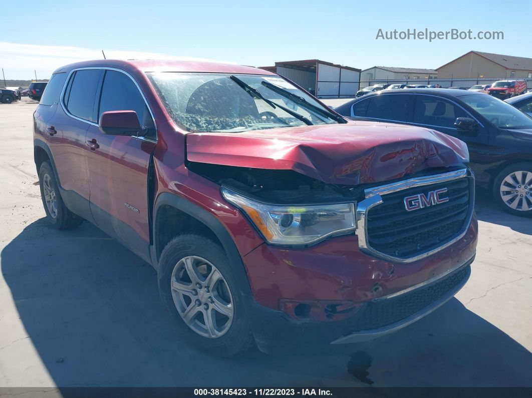 2019 Gmc Acadia Sle-1 Красный vin: 1GKKNRLA7KZ275337