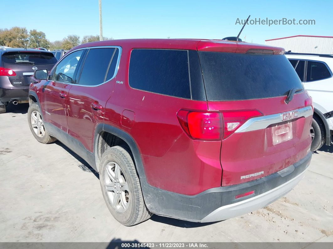 2019 Gmc Acadia Sle-1 Красный vin: 1GKKNRLA7KZ275337