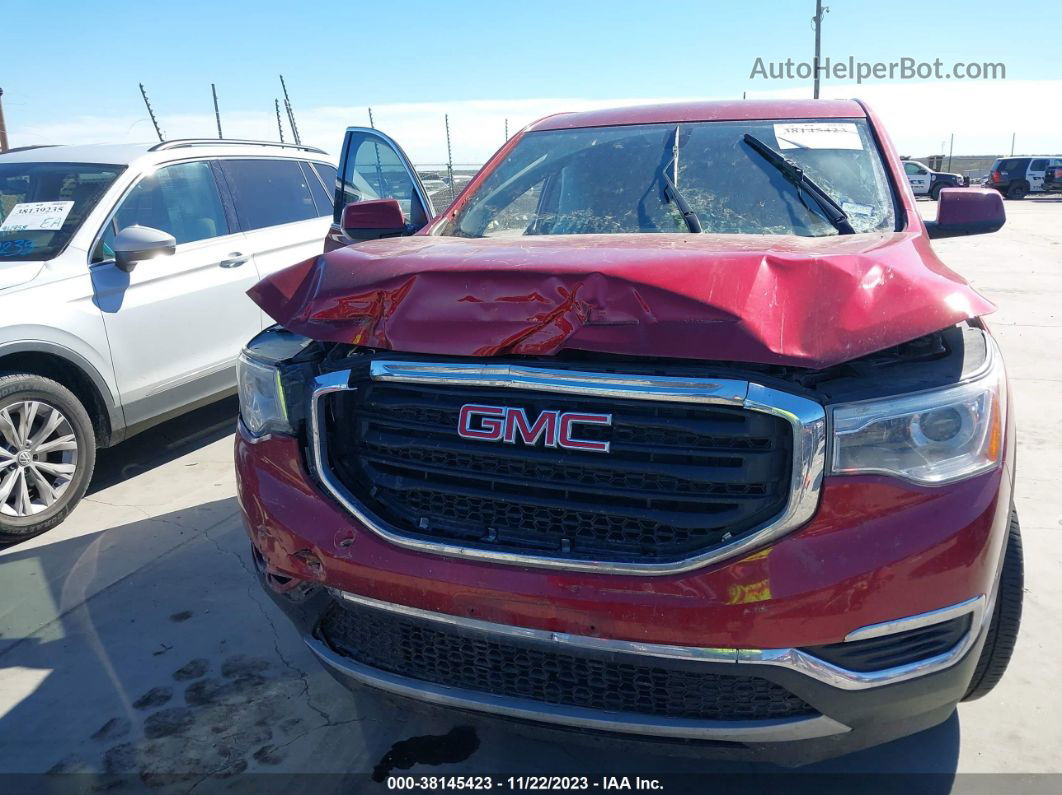 2019 Gmc Acadia Sle-1 Красный vin: 1GKKNRLA7KZ275337