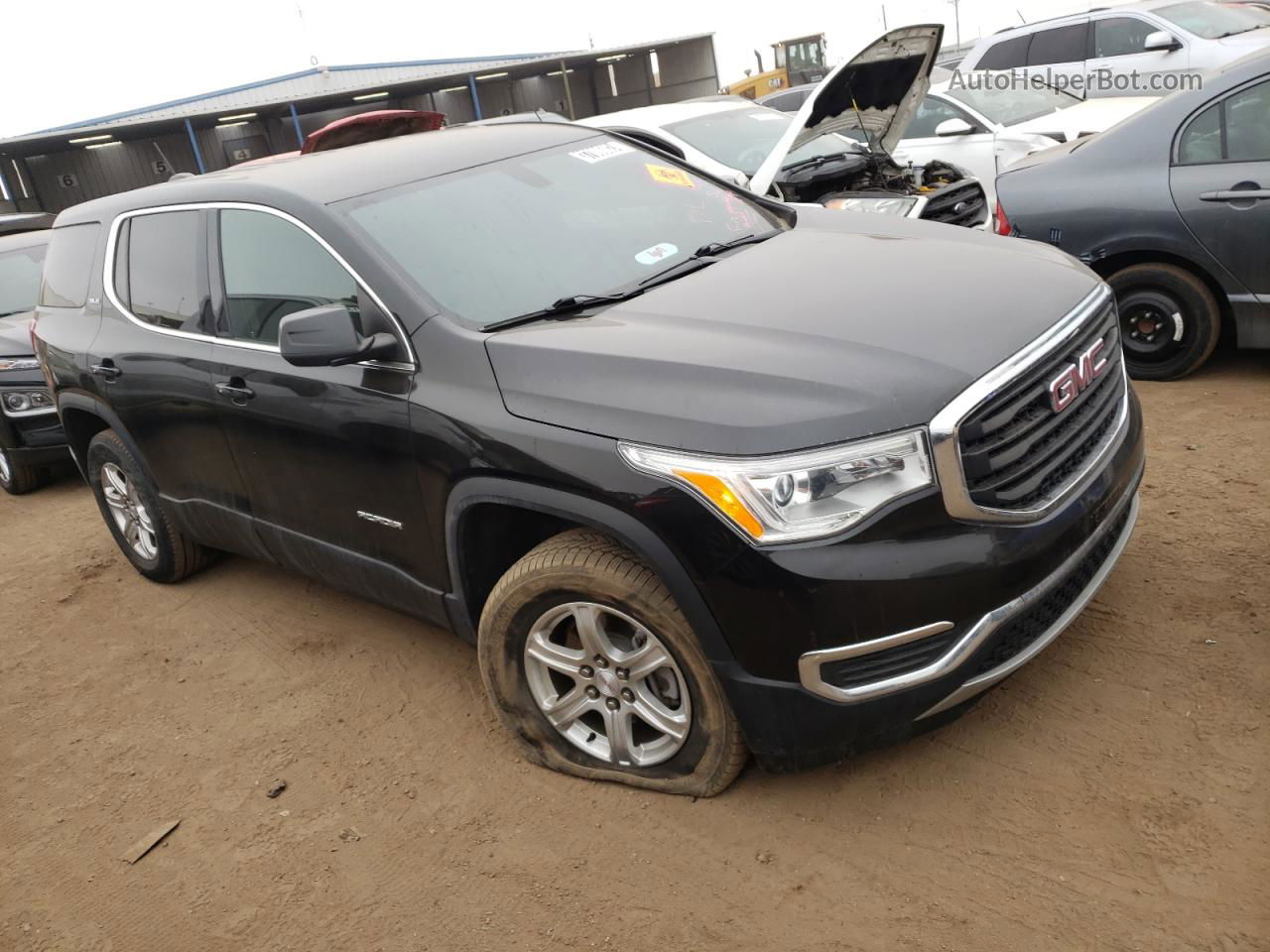 2019 Gmc Acadia Sle Черный vin: 1GKKNRLA8KZ129173