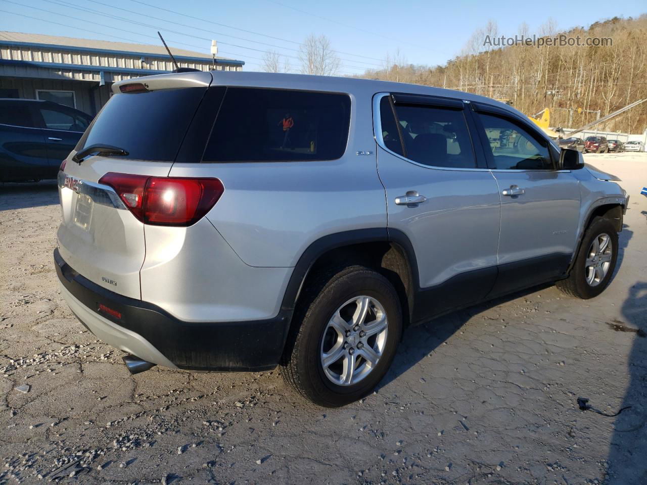 2019 Gmc Acadia Sle Silver vin: 1GKKNRLS0KZ119374