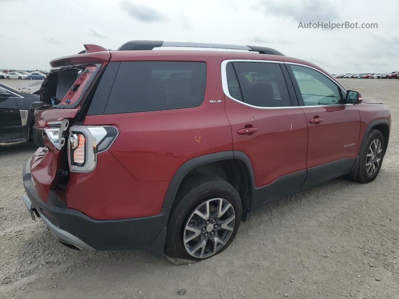 2020 Gmc Acadia Sle Red vin: 1GKKNRLS0LZ118467