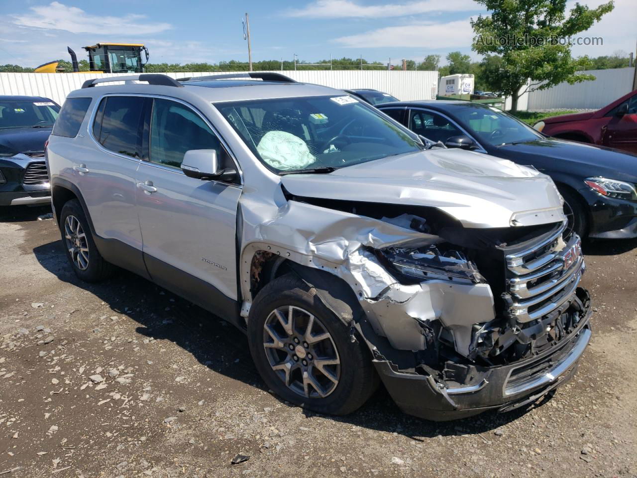 2020 Gmc Acadia Sle Silver vin: 1GKKNRLS1LZ210879