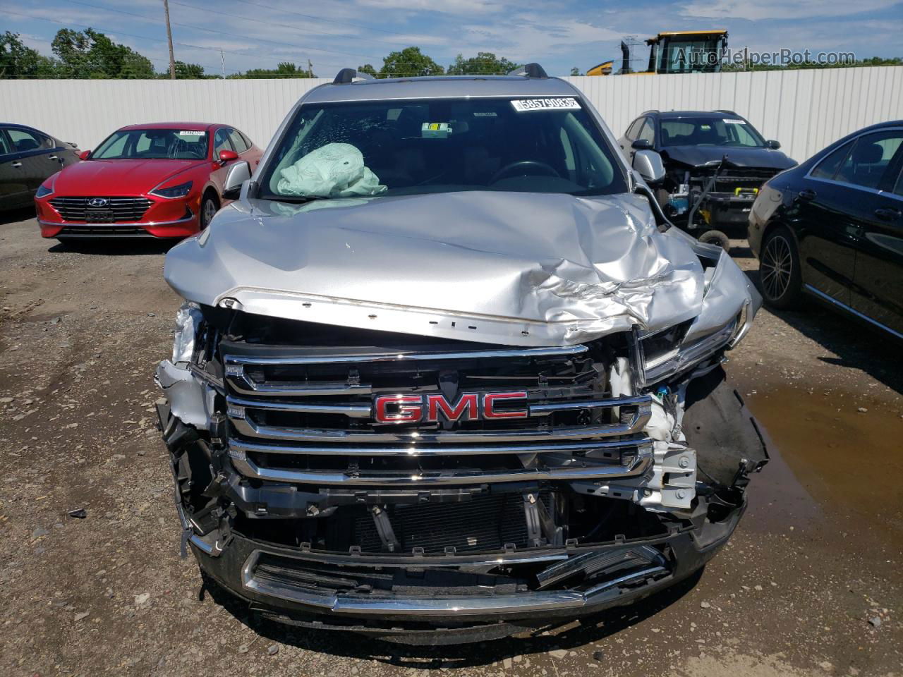 2020 Gmc Acadia Sle Silver vin: 1GKKNRLS1LZ210879