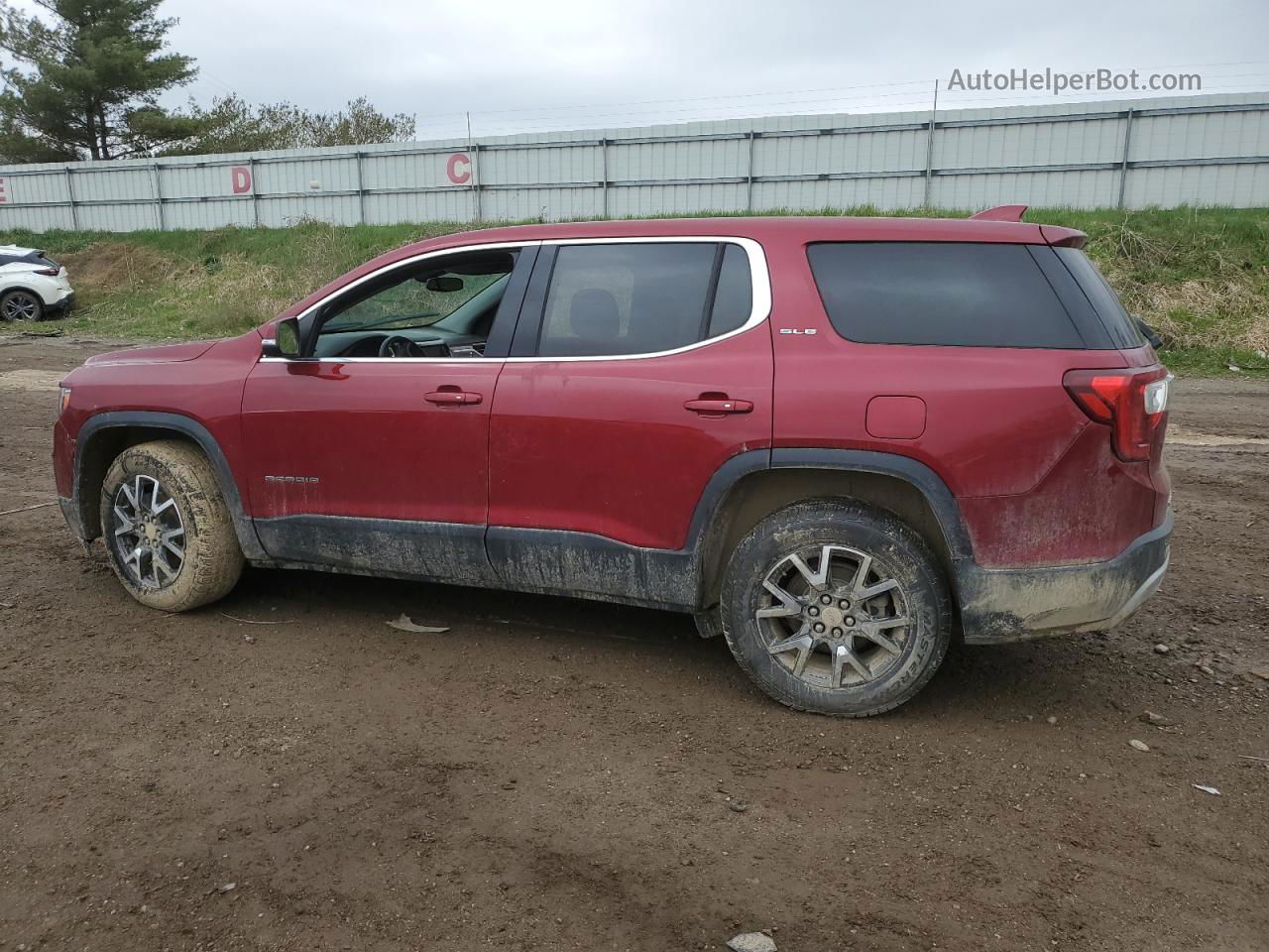 2020 Gmc Acadia Sle Maroon vin: 1GKKNRLSXLZ140539