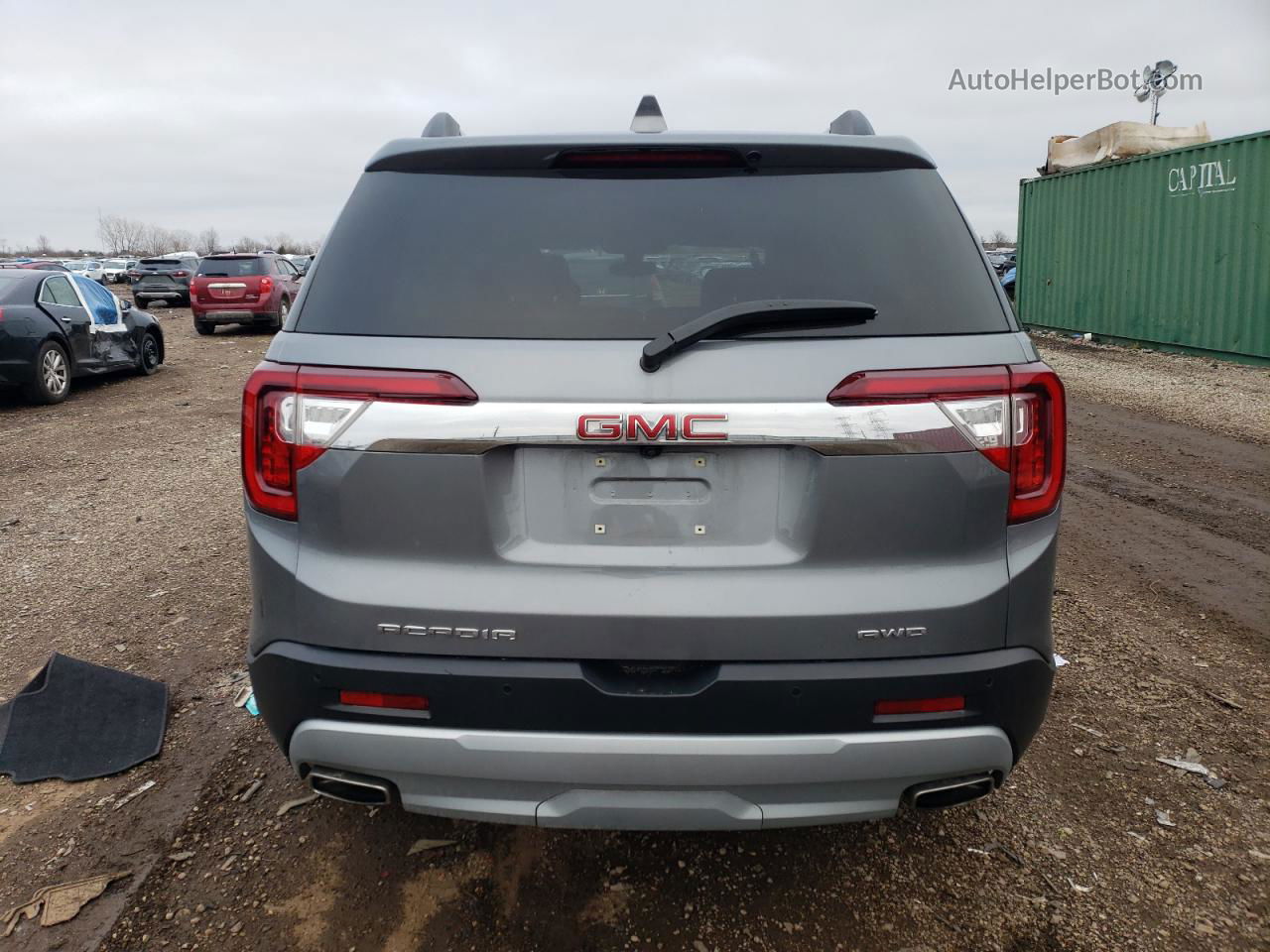 2020 Gmc Acadia Sle Gray vin: 1GKKNRLSXLZ157373