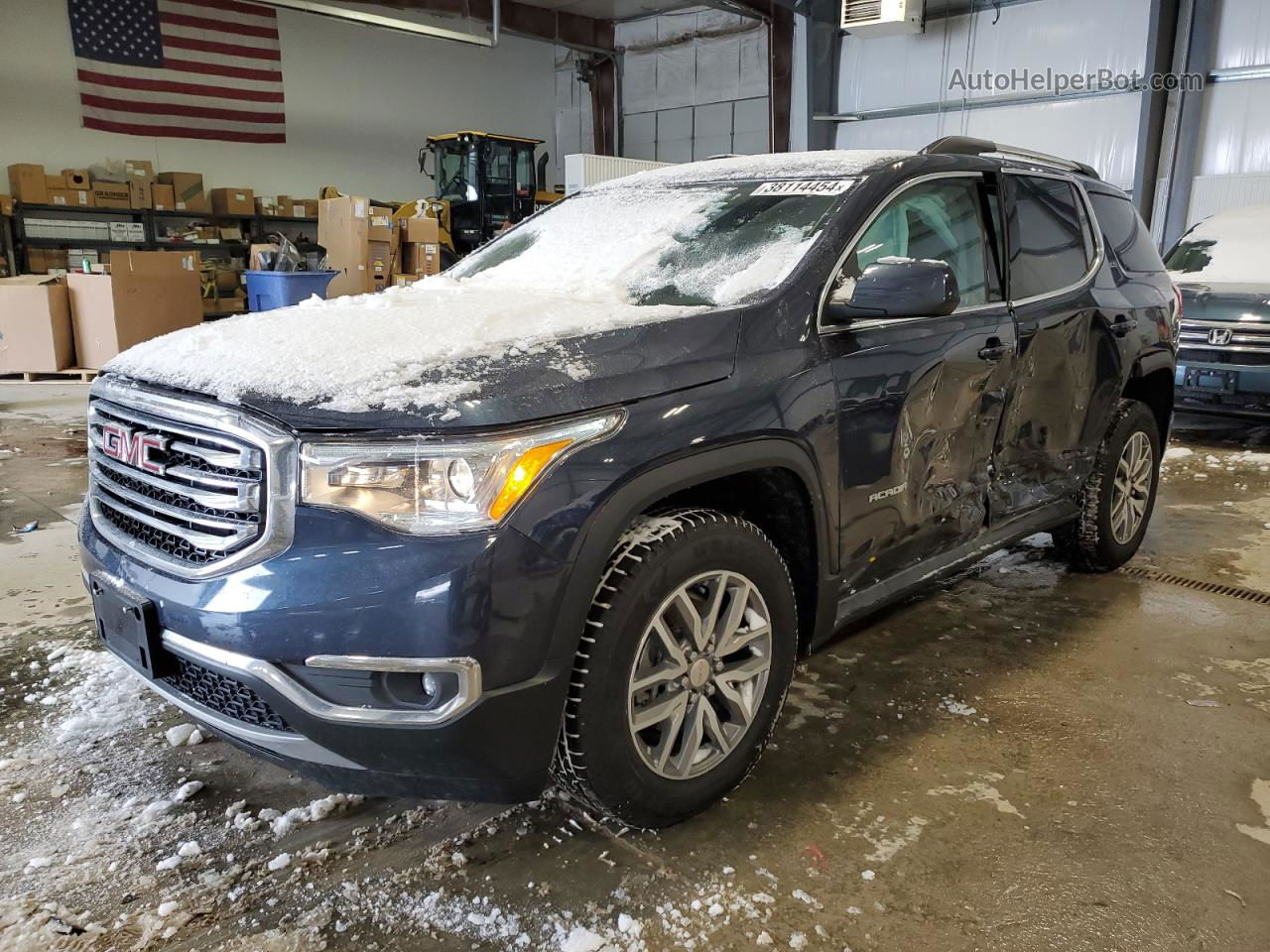 2019 Gmc Acadia Sle Blue vin: 1GKKNSLA2KZ222813