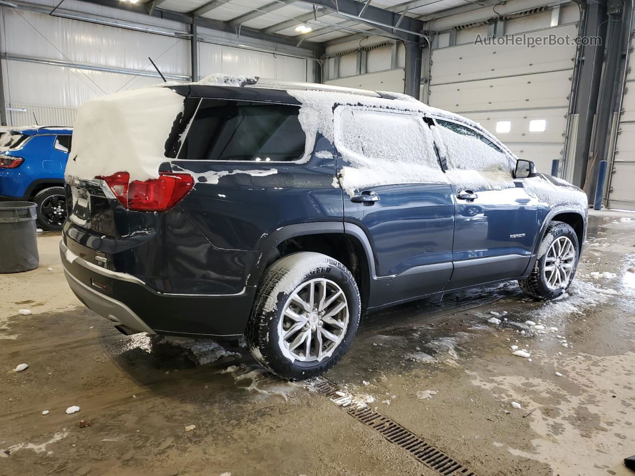 2019 Gmc Acadia Sle Blue vin: 1GKKNSLA2KZ222813