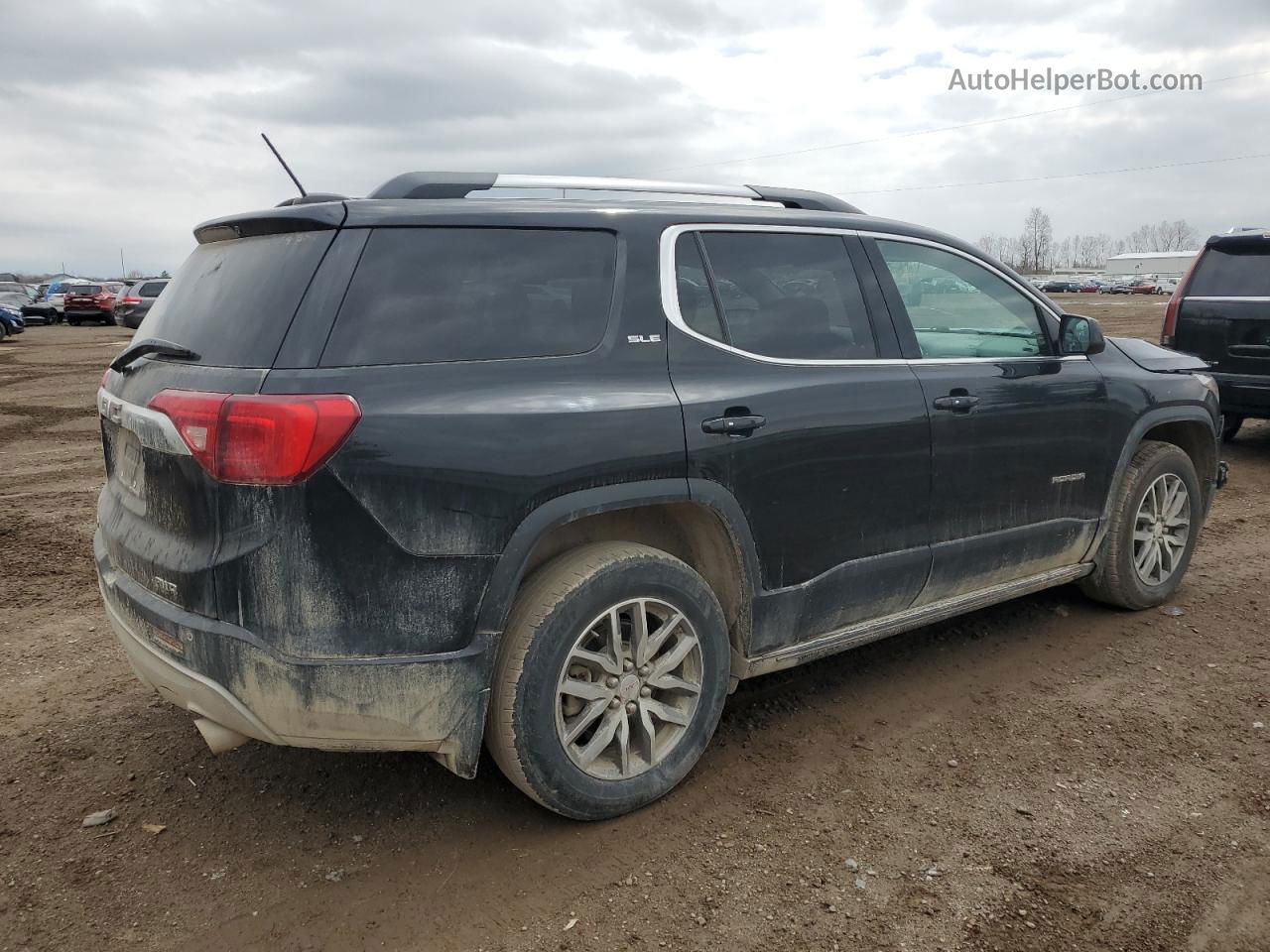 2019 Gmc Acadia Sle Black vin: 1GKKNSLS1KZ233164