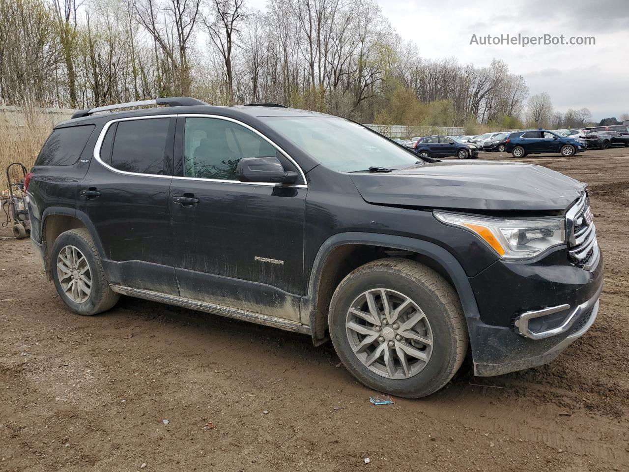 2019 Gmc Acadia Sle Black vin: 1GKKNSLS1KZ233164