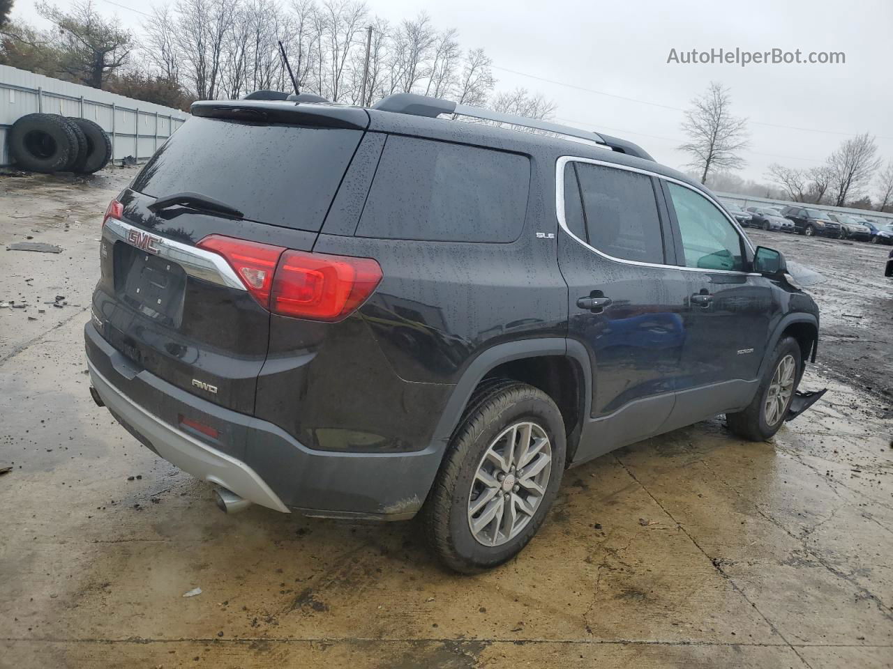 2019 Gmc Acadia Sle Black vin: 1GKKNSLS3KZ173937