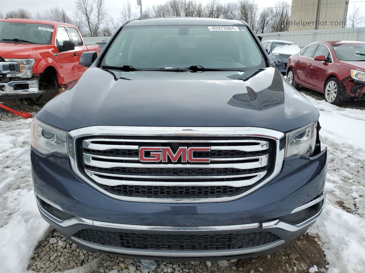 2019 Gmc Acadia Sle Синий vin: 1GKKNSLS3KZ193931