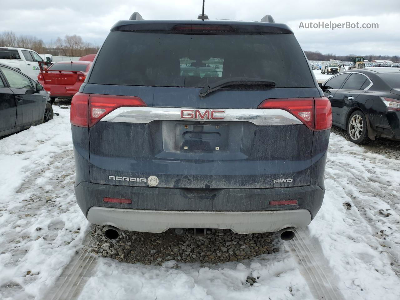 2019 Gmc Acadia Sle Синий vin: 1GKKNSLS3KZ193931