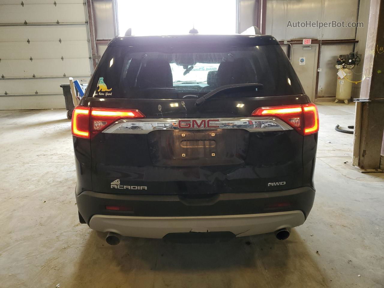 2019 Gmc Acadia Sle Black vin: 1GKKNSLS5KZ101556