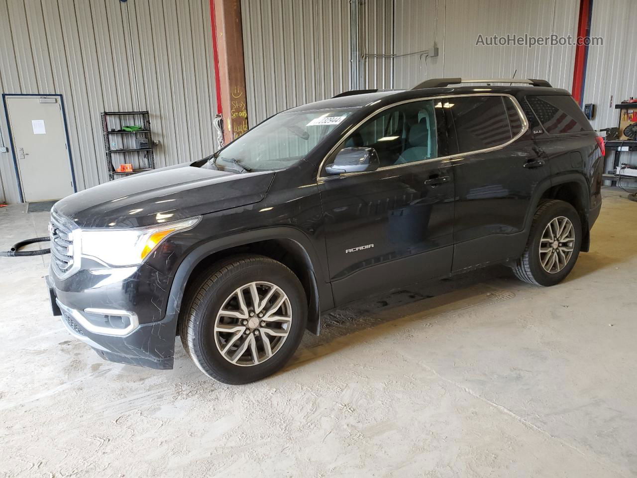 2019 Gmc Acadia Sle Black vin: 1GKKNSLS5KZ101556